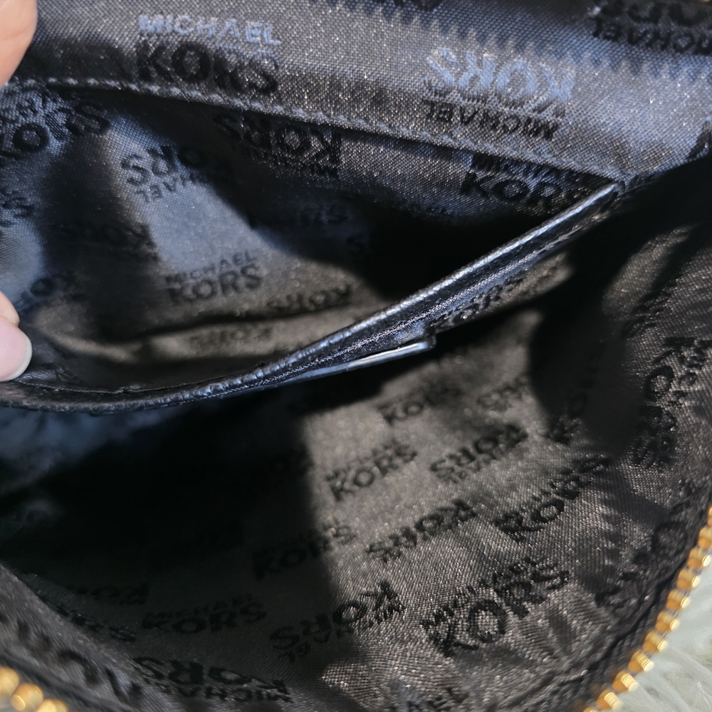 Michael Kors Black Pebbled Leather Clutch - Picture 4 of 13
